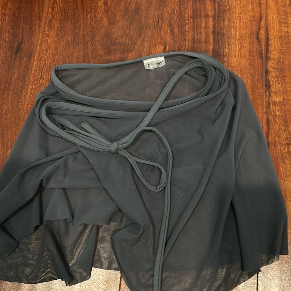 Nikolay mesh wrap skirt